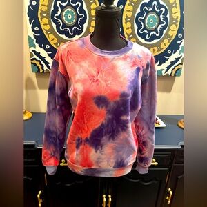 SWS Boyfriend crew tie dye sweatshirt like new size small
